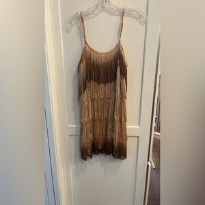 Droso Fila Frilly floral Dress-Size Small